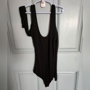 Black Sleeveless Bodysuit